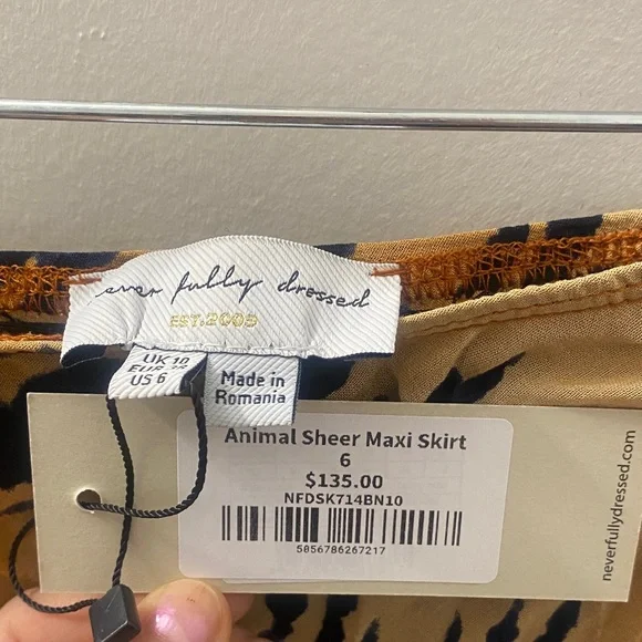 Never Fully Dressed Animal Print Maxi Skirt - Picture 2 of 5